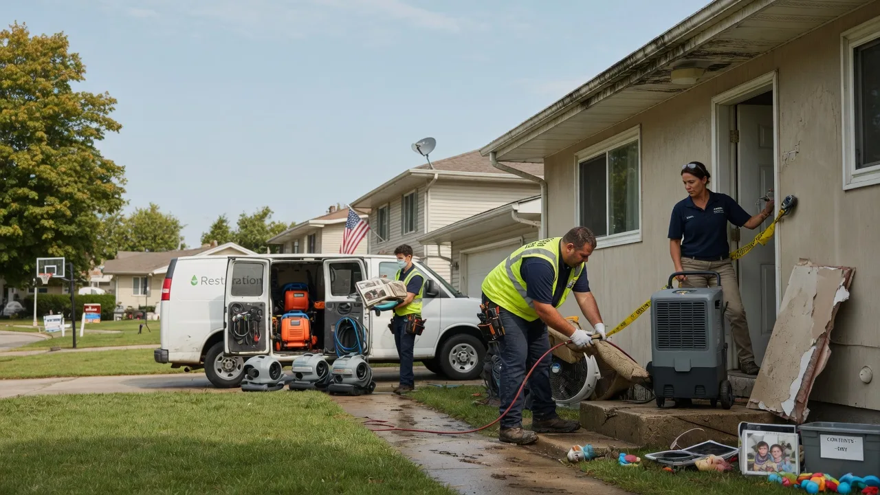 Water Damage Restoration in Pearl, IL near me